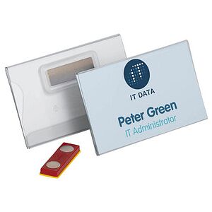 DURABLE Namensschilder mit Magnet 9,0 x 5,4 cm, 25 St. DURABLE Namensschilder mit Magnet 9,0 x 5,4 cm, 25 St.