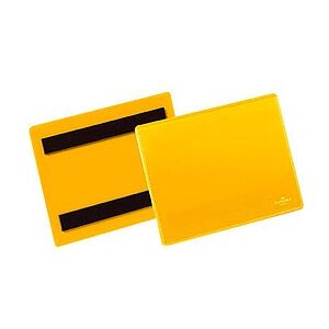 DURABLE Magnettaschen gelb A6, 50 St. DURABLE Magnettaschen gelb A6, 50 St.