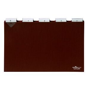 DURABLE Karteikartenregister A-Z, blanko, Jan.-Dez., 0-31 braun DURABLE Karteikartenregister A-Z, blanko, Jan.-Dez., 0-31 braun