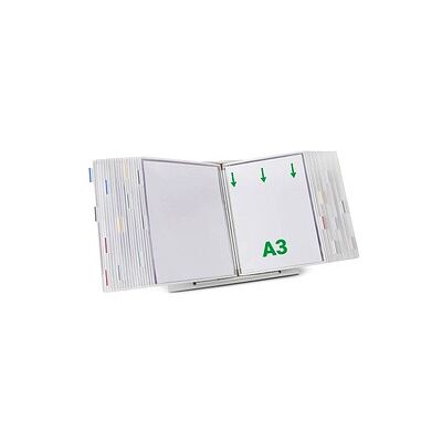 Tarifold Sichttafelsystem DIN A3 weiß mit 40 Sichttafeln Tarifold Sichttafelsystem DIN A3 weiß mit 40 Sichttafeln
