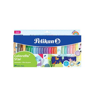 Pelikan Colorella Star C302 Filzstifte farbsortiert, 24 St. Pelikan Colorella Star C302 Filzstifte farbsortiert, 24 St.