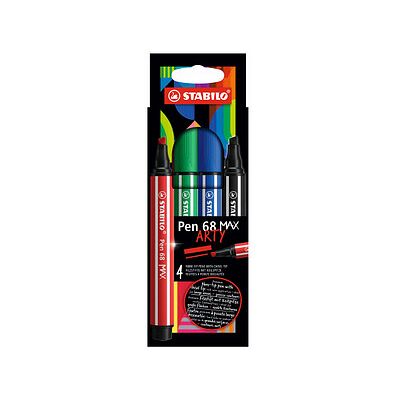 STABILO Arty Filzstifte farbsortiert, 4 St. STABILO Arty Filzstifte farbsortiert, 4 St.