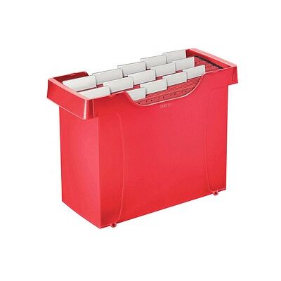 LEITZ Hängeregistraturkorb ohne Mappen Plus Uni-Box 1908 rot LEITZ Hängeregistraturkorb ohne Mappen Plus Uni-Box 1908 rot