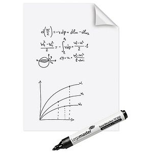 Legamaster Flipchart-Folie Magic-Chart Whiteboard blanko 60,0 x 80,0 cm, 25 Blatt