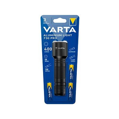 Varta F30 Pro Schwarze LED-Taschenlampe - Taschenlampe Varta F30 Pro Schwarze LED-Taschenlampe - Taschenlampe