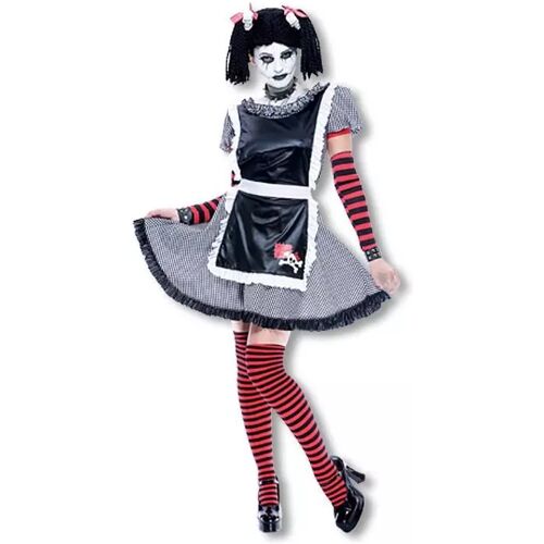 Karneval Universe Schlenkerpuppen Gothic Kostüm M -Emo Outfit-Halloween Kostüm