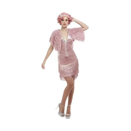 Karneval Universe 20er Jahre Pink Charleston Flapper Kostüm kaufen M