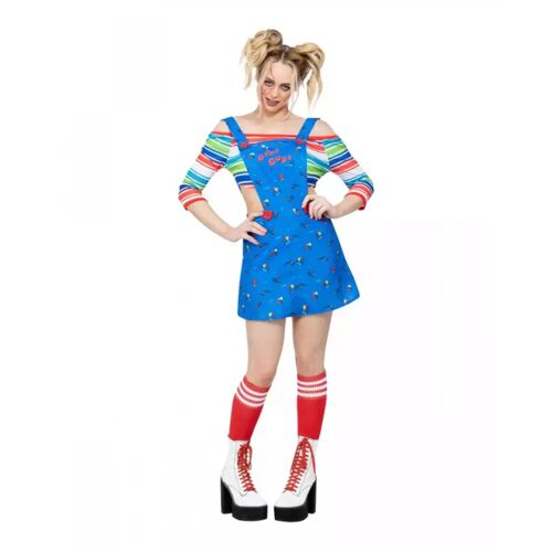 Karneval Universe Chucky Kostüm für Damen  Serienmörder Verkleidung L