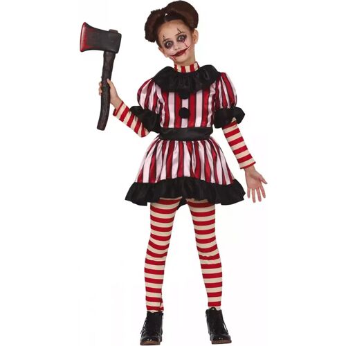 Karneval Universe Spooky Clown Girl Kinderkostüm für ? bestellen! M / 5-6 Jahre