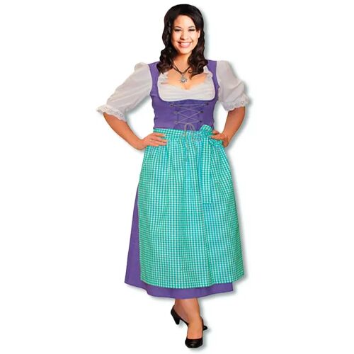 Karneval Universe Dirndl Kostüm lila Plus Size   Bayerische Trachten Kostüme kaufen 42