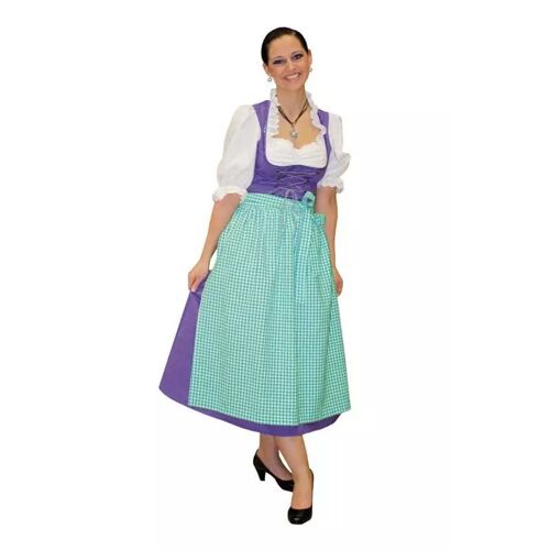 Karneval Universe Dirndl Kostüm lila als Trachten Kostüm M