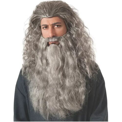 Karneval Universe Gandalf Haar Set grau   Der Hobbit Kostüm Accessoire