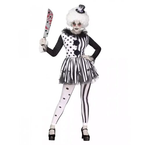 Karneval Universe Killer Clown Damenkostüm für Halloween M/L