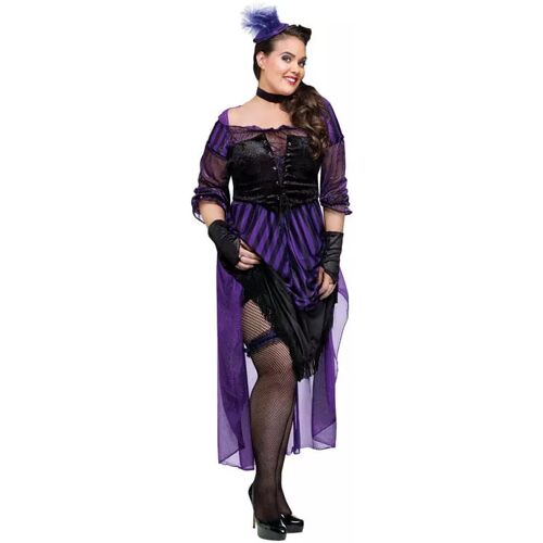 Karneval Universe Lady Maverick Kostüm Plus Size  Salon Girl Kostüm für Karneval