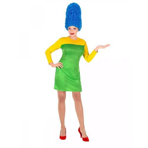 Karneval Universe Marge Comic Damen Kostüm mit Perücke für Karneval L