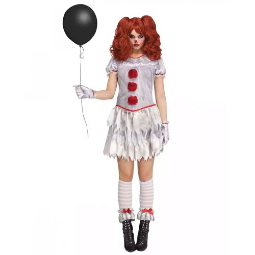 Karneval Universe Evil Mrs Clown Kostüm für Erwachsene hier kaufen L