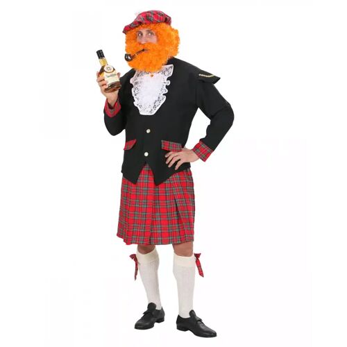 Karneval Universe Schotten Kostüm mit Kilt & Mütze für Fasching & Karneval S