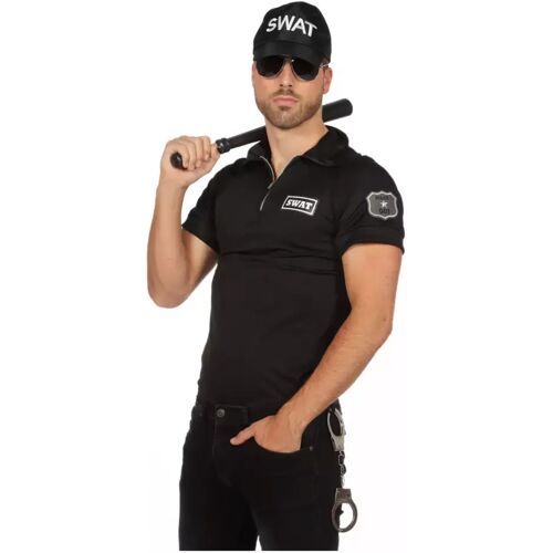 Karneval Universe Männer Kostüm-Shirt SWAT Agent für Fasching 52