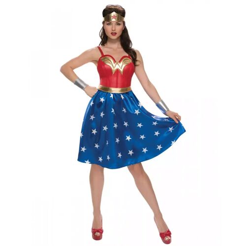 Karneval Universe 4tlg. Kostümkleid Wonder Woman  Lizenz-Kostüm XL
