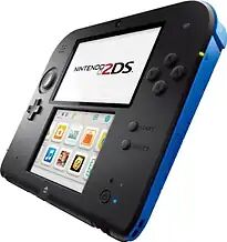 Nintendo 2DS schwarz blau