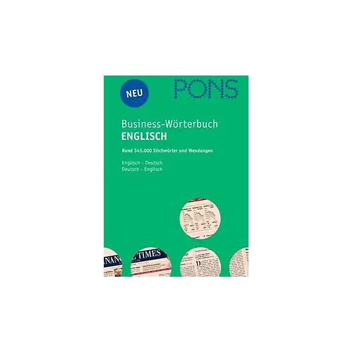 Klett PONS Business Handwörterbuch Englisch. Englisch-Deutsch /Deutsch-Englisch