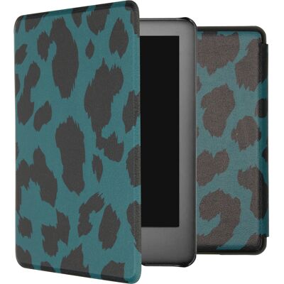 imoshion Design Slim Hard Case Klapphülle für das Amazon Kindle 10 - Green Leopard imoshion Design Slim Hard Case Klapphülle für das Amazon Kindle 10 - Green Leopard