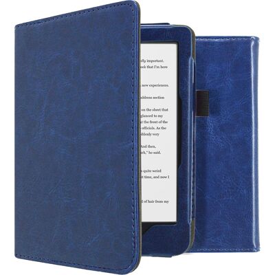 imoshion Vegan Leather Klapphülle für das Kobo Clara HD - Dunkelblau imoshion Vegan Leather Klapphülle für das Kobo Clara HD - Dunkelblau