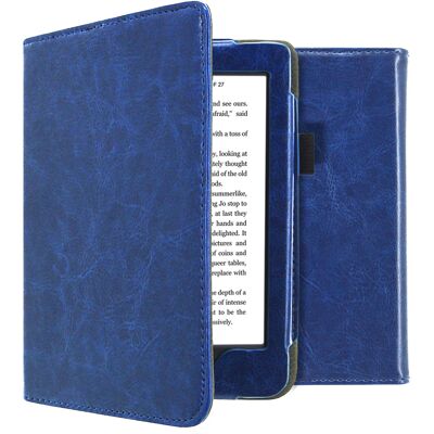 imoshion Vegan Leather Klapphülle für das Kobo Nia - Dunkelblau imoshion Vegan Leather Klapphülle für das Kobo Nia - Dunkelblau