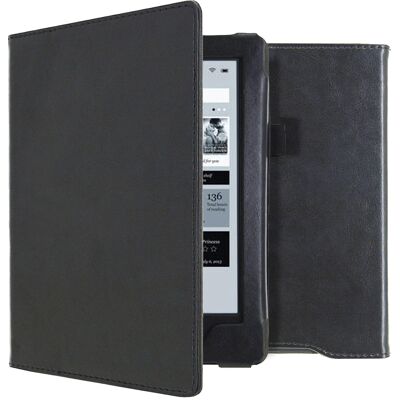 imoshion Vegan Leather Klapphülle für das Kobo Aura H2O - Schwarz imoshion Vegan Leather Klapphülle für das Kobo Aura H2O - Schwarz