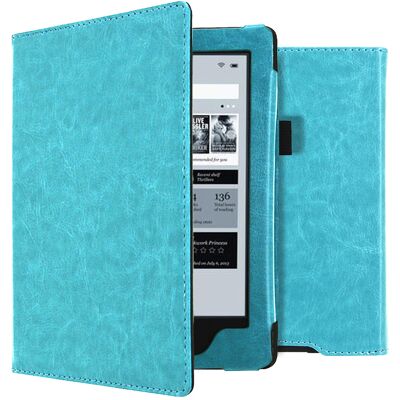 imoshion Vegan Leather Klapphülle für das Kobo Aura H2O - Hellblau imoshion Vegan Leather Klapphülle für das Kobo Aura H2O - Hellblau