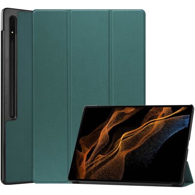 imoshion Trifold Klapphülle für das Galaxy Tab S8 Ultra - Dunkelgrün imoshion Trifold Klapphülle für das Galaxy Tab S8 Ultra - Dunkelgrün