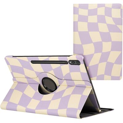 imoshion 360° drehbare Design Klapphülle für das Samsung Galaxy Tab S10 Ultra / Tab S9 Ultra - Dancing Cubes imoshion 360° drehbare Design Klapphülle für das Samsung Galaxy Tab S10 Ultra / Tab S9 Ultra - Dancing Cubes
