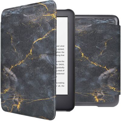 imoshion Design Slim Hard Case Klapphülle für das Amazon Kindle (2024) / Amazon Kindle (2022) 11th gen - Black Marble imoshion Design Slim Hard Case Klapphülle für das Amazon Kindle (2024) / Amazon Kindle (2022) 11th gen - Black Marble