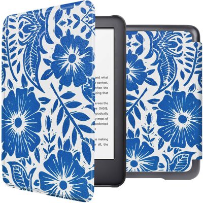 imoshion Design Slim Hard Case Klapphülle für das Amazon Kindle (2024) / Amazon Kindle (2022) 11th gen - Flower Tile imoshion Design Slim Hard Case Klapphülle für das Amazon Kindle (2024) / Amazon Kindle (2022) 11th gen - Flower Tile