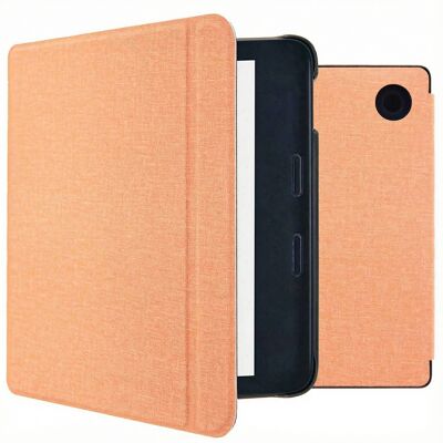 imoshion Canvas Sleepcover Klapphülle mit Stand für das Kobo Libra 2 / Tolino Vision 6 - Peach imoshion Canvas Sleepcover Klapphülle mit Stand für das Kobo Libra 2 / Tolino Vision 6 - Peach