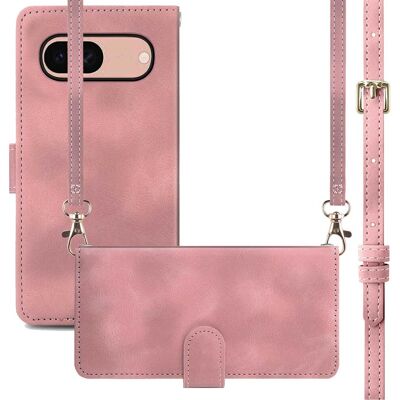 imoshion Klapphülle mit Kordel für das Google Pixel 8a - Rosa imoshion Klapphülle mit Kordel für das Google Pixel 8a - Rosa