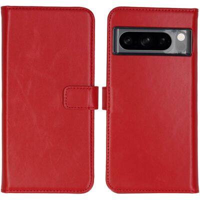 Selencia Echtleder Klapphülle für das Google Pixel 8 Pro - Rot Selencia Echtleder Klapphülle für das Google Pixel 8 Pro - Rot