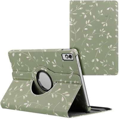 imoshion 360° drehbare Design Klapphülle für das Lenovo Tab M10 5G - Green Flowers imoshion 360° drehbare Design Klapphülle für das Lenovo Tab M10 5G - Green Flowers