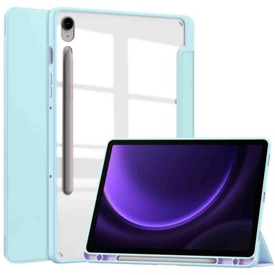 imoshion Trifold Hardcase Klapphülle für das Samsung Galaxy Tab S9 11.0 Zoll / Tab S10 FE / S9 FE 10.9 Zoll - Hellblau imoshion Trifold Hardcase Klapphülle für das Samsung Galaxy Tab S9 11.0 Zoll / Tab S10 FE / S9 FE 10.9 Zoll - Hellblau