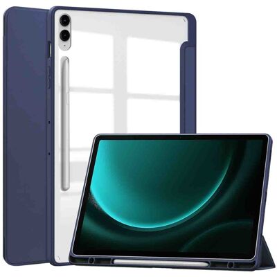 imoshion Trifold Hardcase Klapphülle für das Samsung Tab S10 Plus / Tab S9 FE Plus / Tab S9 Plus 12.4 Zoll - Dunkelblau imoshion Trifold Hardcase Klapphülle für das Samsung Tab S10 Plus / Tab S9 FE Plus / Tab S9 Plus 12.4 Zoll - Dunkelblau