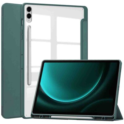 imoshion Trifold Hardcase Klapphülle für das Samsung Tab S10 Plus / Tab S9 FE Plus / Tab S9 Plus 12.4 Zoll - Grün imoshion Trifold Hardcase Klapphülle für das Samsung Tab S10 Plus / Tab S9 FE Plus / Tab S9 Plus 12.4 Zoll - Grün