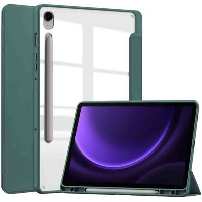 imoshion Trifold Hardcase Klapphülle für das Samsung Galaxy Tab S9 11.0 Zoll / Tab S10 FE / S9 FE 10.9 Zoll - Grün imoshion Trifold Hardcase Klapphülle für das Samsung Galaxy Tab S9 11.0 Zoll / Tab S10 FE / S9 FE 10.9 Zoll - Grün