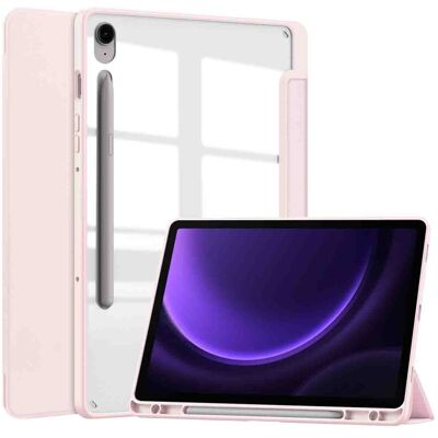 imoshion Trifold Hardcase Klapphülle für das Samsung Galaxy Tab S9 11.0 Zoll / Tab S10 FE / S9 FE 10.9 Zoll - Rosa imoshion Trifold Hardcase Klapphülle für das Samsung Galaxy Tab S9 11.0 Zoll / Tab S10 FE / S9 FE 10.9 Zoll - Rosa