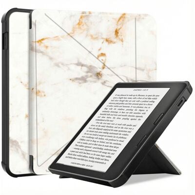 imoshion Design Klappbare Klapphülle für das Kobo Libra 2 / Tolino Vision 6 - White Marble imoshion Design Klappbare Klapphülle für das Kobo Libra 2 / Tolino Vision 6 - White Marble