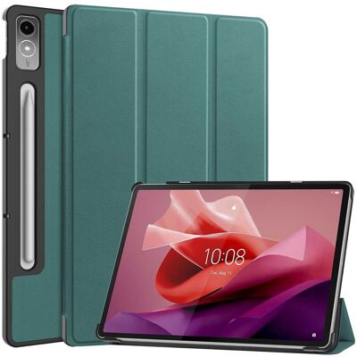 imoshion Trifold Klapphülle für das Lenovo Tab P12 - Dunkelgrün imoshion Trifold Klapphülle für das Lenovo Tab P12 - Dunkelgrün