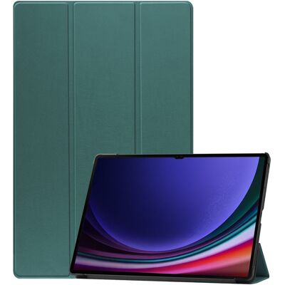 imoshion Trifold Klapphülle für das Samsung Galaxy Tab S10 Ultra / Tab S9 Ultra - Dunkelgrün imoshion Trifold Klapphülle für das Samsung Galaxy Tab S10 Ultra / Tab S9 Ultra - Dunkelgrün