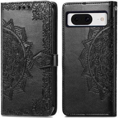imoshion Mandala Klapphülle für das Google Pixel 8 - Schwarz imoshion Mandala Klapphülle für das Google Pixel 8 - Schwarz