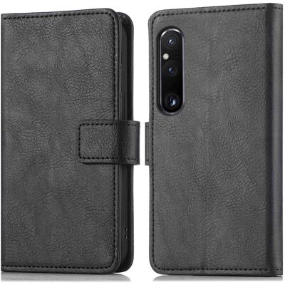 imoshion Luxuriöse Klapphülle für das Sony Xperia 1 V - Schwarz imoshion Luxuriöse Klapphülle für das Sony Xperia 1 V - Schwarz