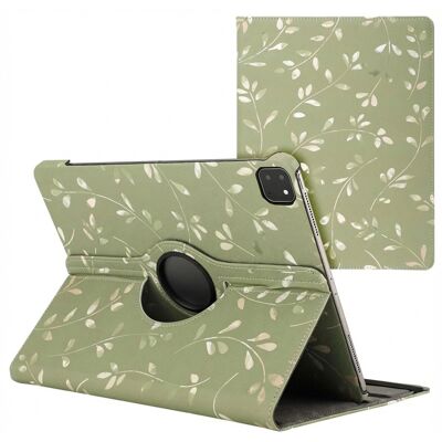 imoshion 360° drehbare Design Klapphülle für das Apple iPad Air 13 Zoll (2026) M4 / (2025) M3 / (2024) M2 - Green Flowers imoshion 360° drehbare Design Klapphülle für das Apple iPad Air 13 Zoll (2026) M4 / (2025) M3 / (2024) M2 - Green Flowers
