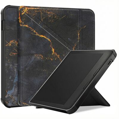 imoshion Design Klappbare Klapphülle für das Kobo Libra Colour - Black Marble imoshion Design Klappbare Klapphülle für das Kobo Libra Colour - Black Marble